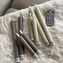 Afbeelding in Gallery-weergave laden, DS LED dinner candle S taupe (set2)