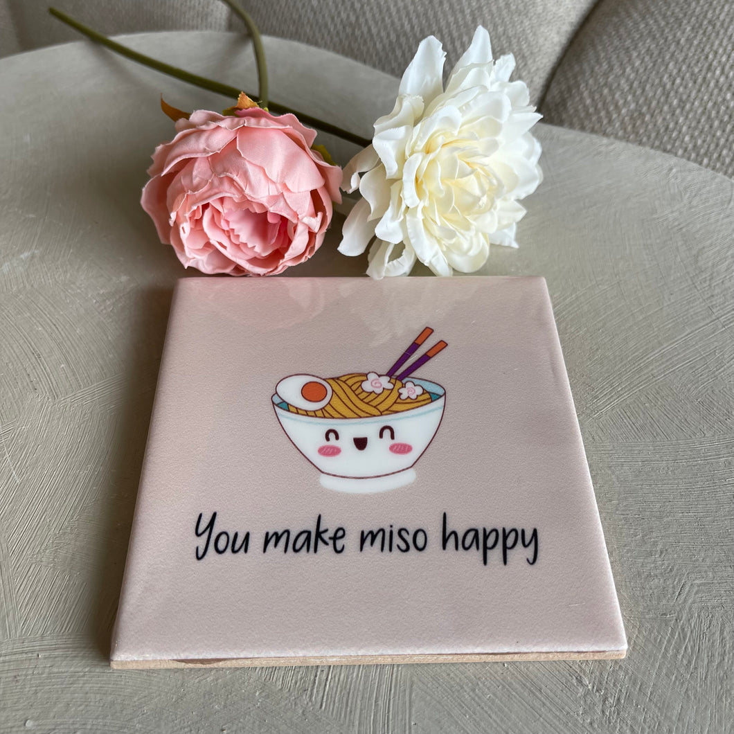 Tile miso happy