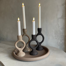 Afbeelding in Gallery-weergave laden, Candleholder Alu dark brown
