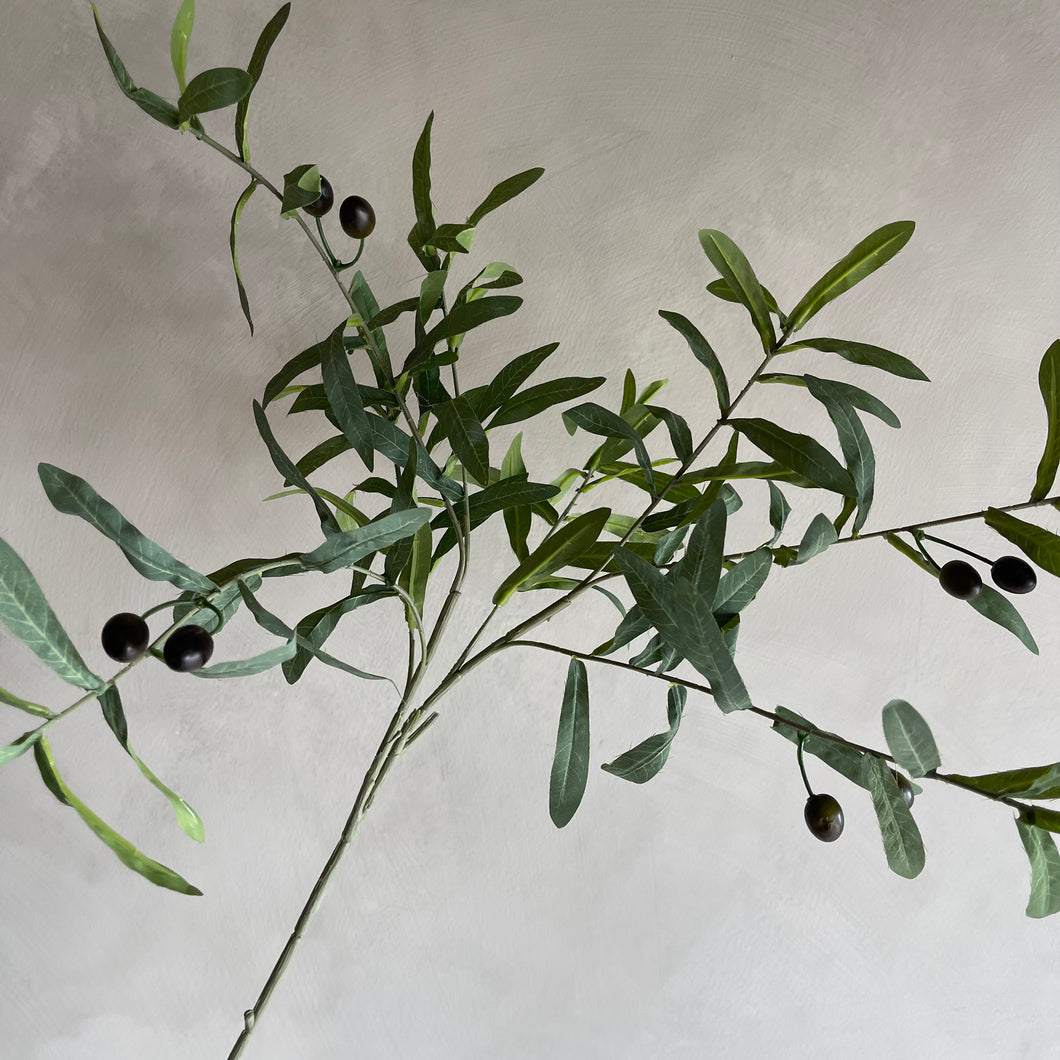 Leaf spray olive 80cm