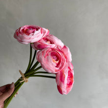 Afbeelding in Gallery-weergave laden, Silk ranunculus pink (set10)
