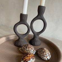 Afbeelding in Gallery-weergave laden, Candleholder Alu dark brown
