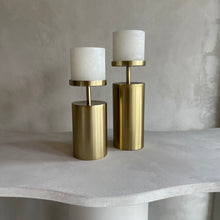 Afbeelding in Gallery-weergave laden, Candleholder iron gold (S)
