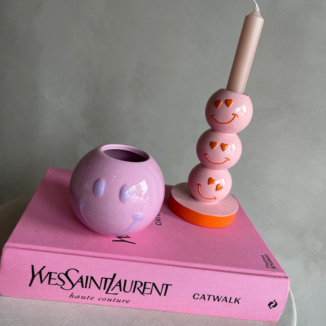 Vase smiley pink 10cm