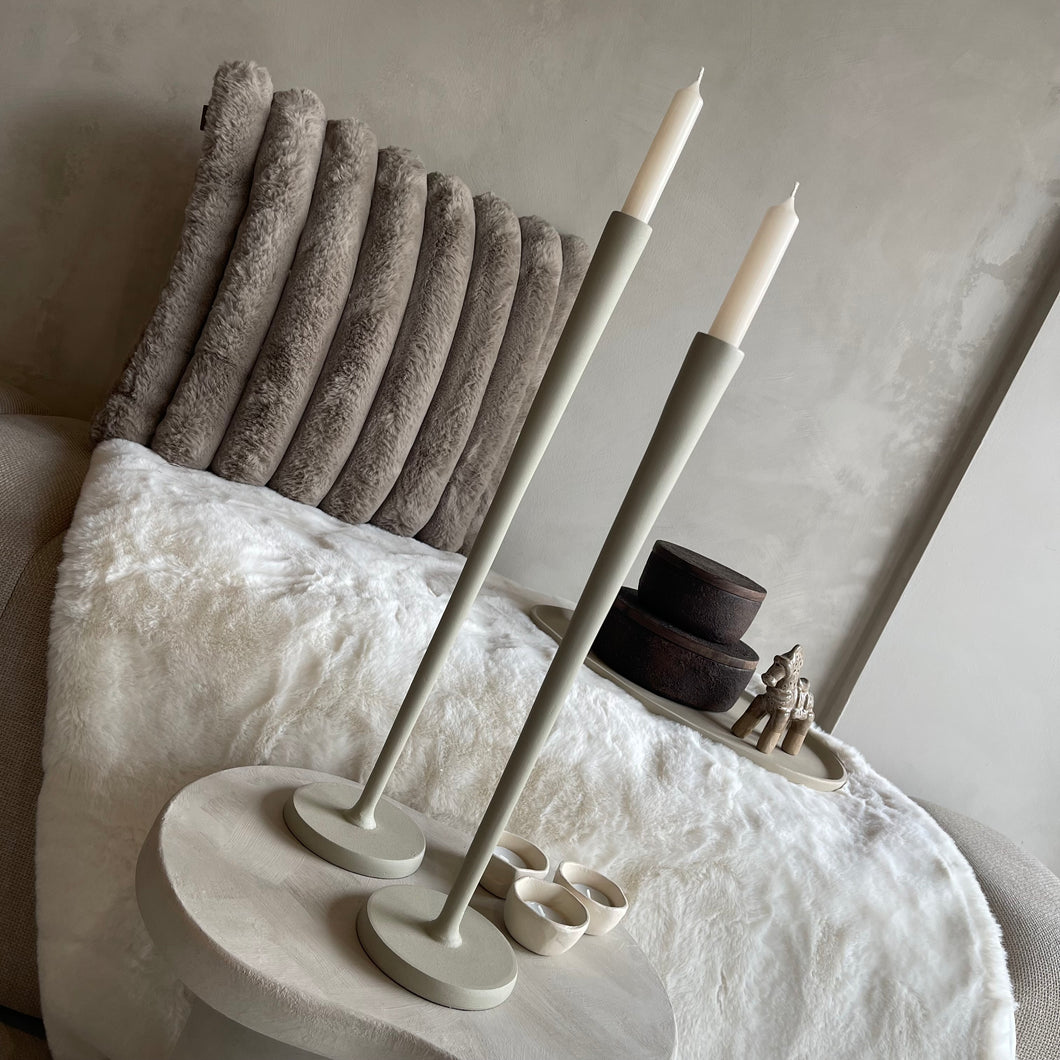 Candleholder ivory 46cm