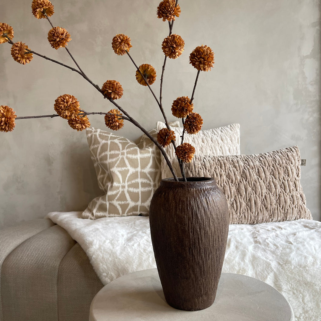Vase Barro S brown