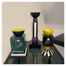 Afbeelding in Gallery-weergave laden, Candleholder petrol/green
