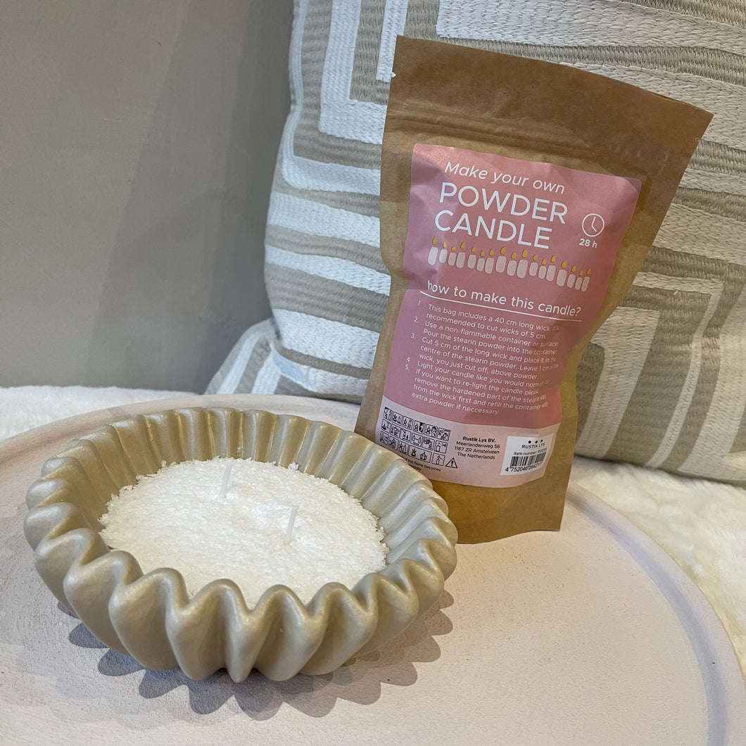 DIY powder candle bag