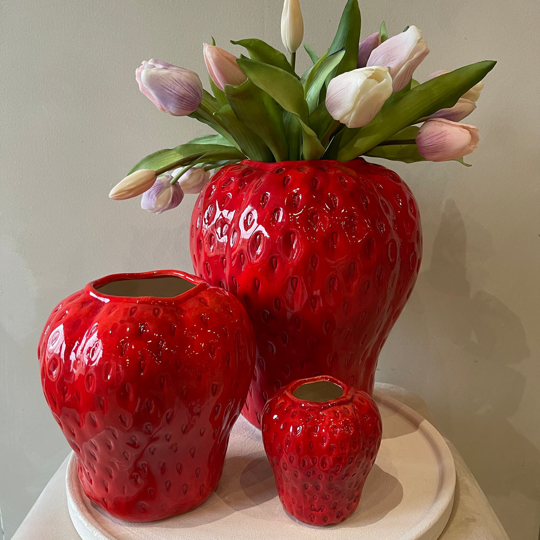 Vase strawberry L