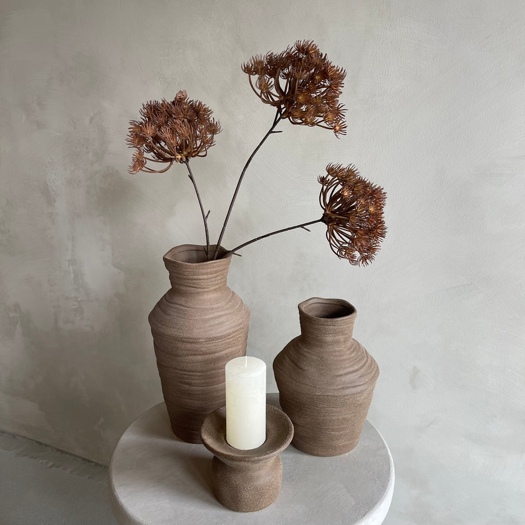 Vase Greccio brown 28cm