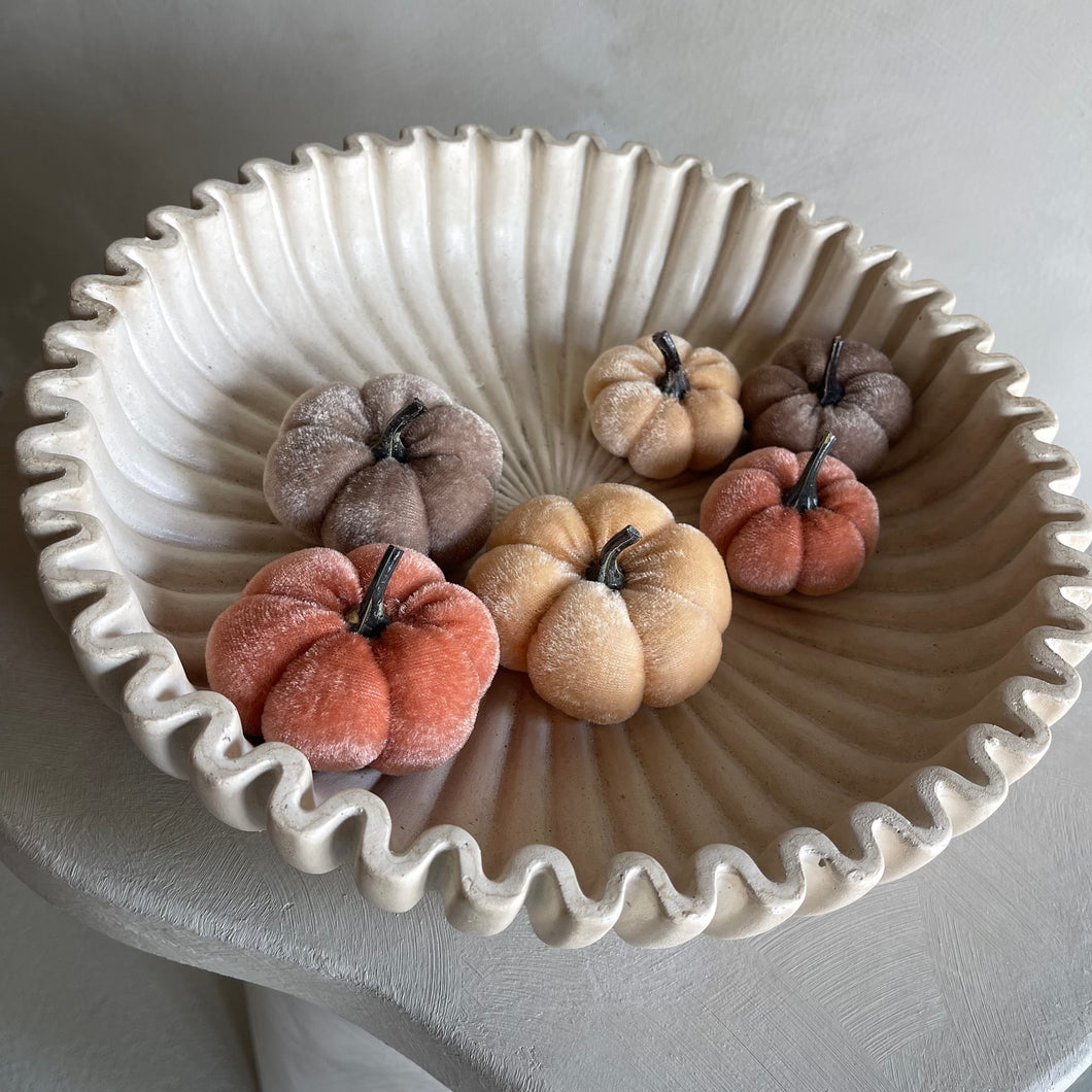 Pumpkin velvet 5/8cm (set6)