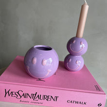 Afbeelding in Gallery-weergave laden, Vase smiley lila 10cm
