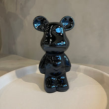 Afbeelding in Gallery-weergave laden, Bear black/blue 18cm
