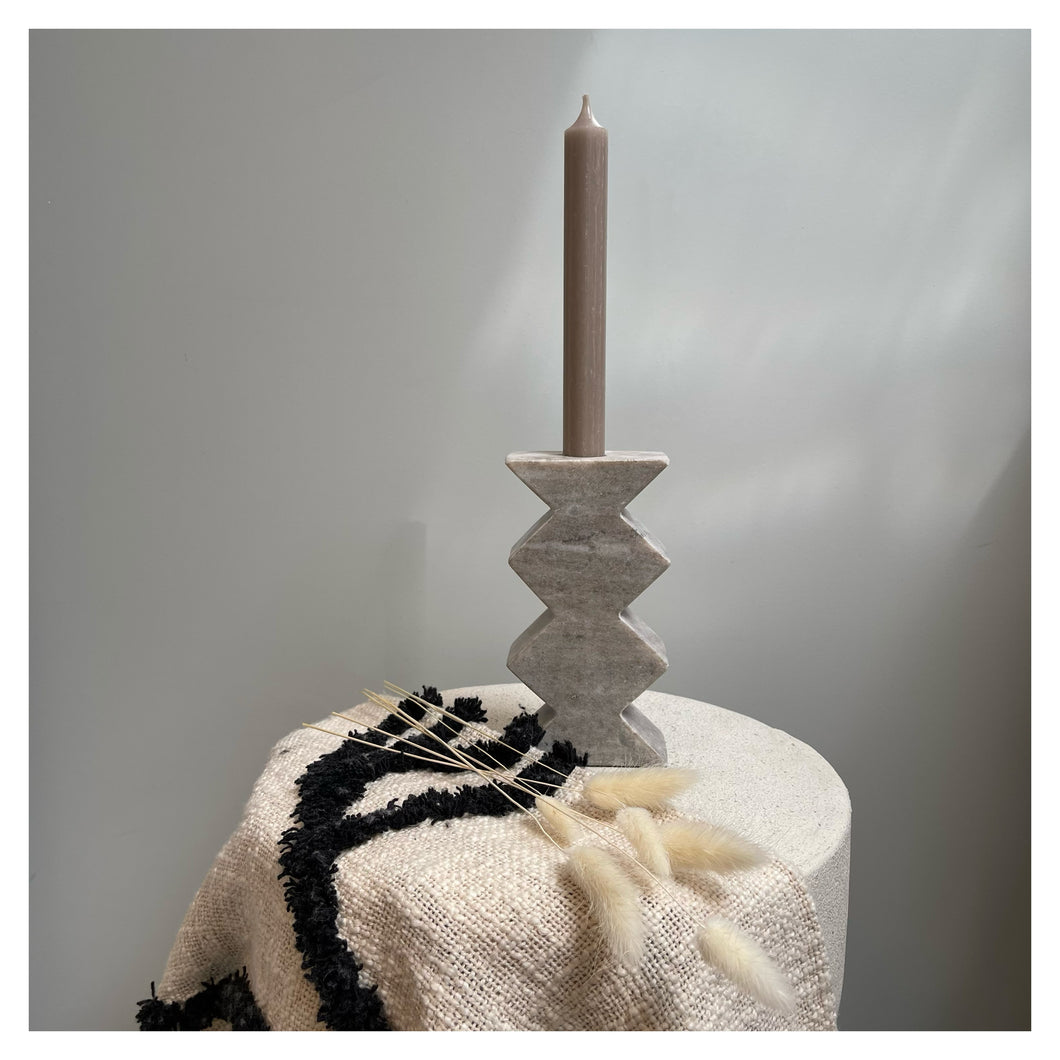 Candleholder marble Tess